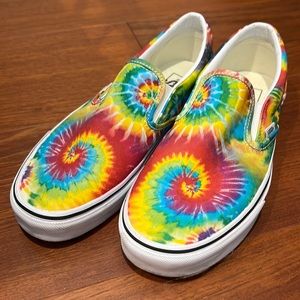Vans Men’s Tie Dye Shoes Size 8.5